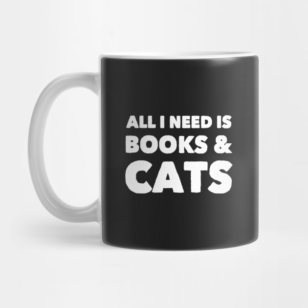 All I need is books & cats by captainmood